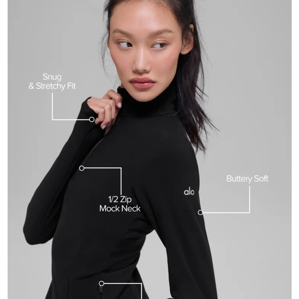 Alosoft 1/2 Zip Rapid Pullover